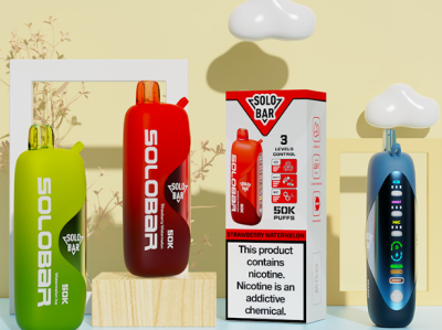  索罗Solobar 50000口电子烟评测：能调甜度、冰度的一次性烟，值吗？