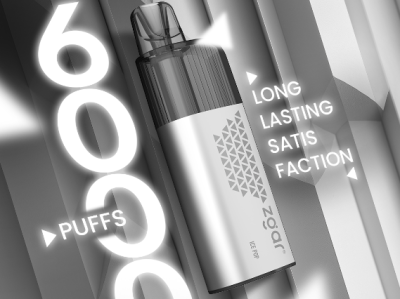 冰熊传奇6000口电子烟值得买吗？10ml油量/陶瓷芯/Type-C充电，真实口数与口味测评