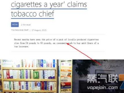 埃及消费大涨，电子烟有未来？