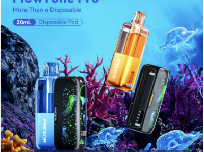 卓力能FlowTone Pro电子烟：3D曲面屏与二合一设计的创新之作