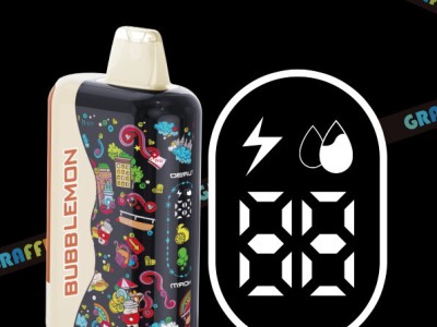 一次性电子烟新突破：Bubblemon炫彩一代35000口实测，隐藏口味+可调吸阻是啥体验？
