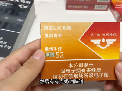 RELX悦刻国标柔情牛仔和绿扇盈盈口味深度对比评测